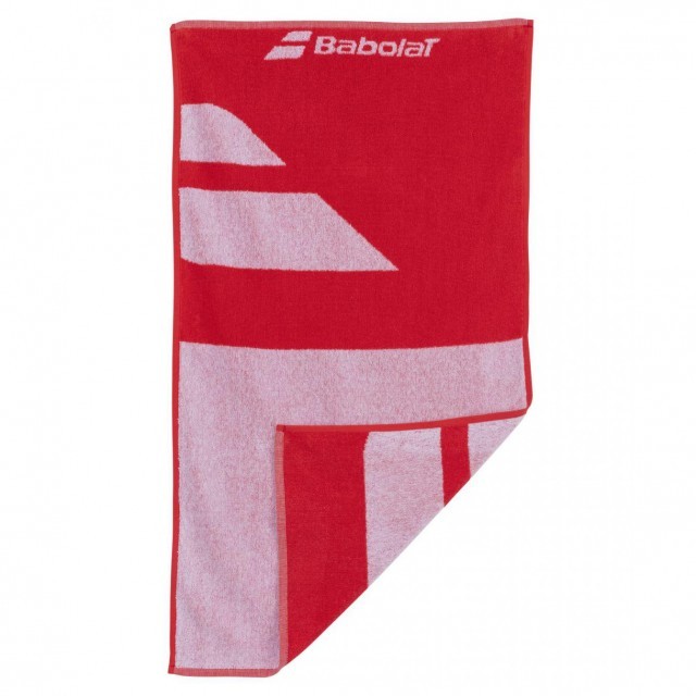 Babolat Medium Towel White / Fiesta Red